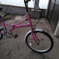 折り畳み式自転車美品です。の画像