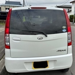 【売約済】平成19年 ダイハツ ムーヴ ホワイト系 4WD R5年まで車検有 の画像