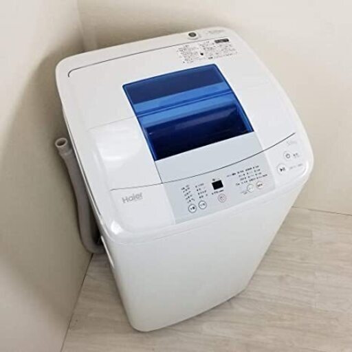 ハイアール　洗濯機　5kg　JW-K50K　ホワイト Haier　全自動電気洗濯機　ブルー