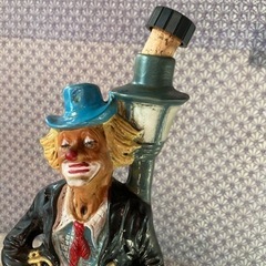 陶器ボトル　イタリア製　ピエロの画像