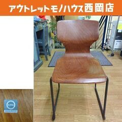 ①パグホルツ PAGHOLZ プライウッド スタッキングチェア パグウッド