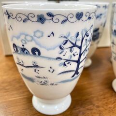 【7265‐3】ゆかいな仲間達 フリーカップ 5客 食器 茶器 カップ コップ タンブラー 動物 未使用品の画像