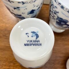 【7265‐3】ゆかいな仲間達 フリーカップ 5客 食器 茶器 カップ コップ タンブラー 動物 未使用品の画像