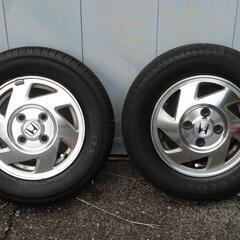 YOKOHAM HONDA タイヤホイールセット 145/80R12 74S 4本