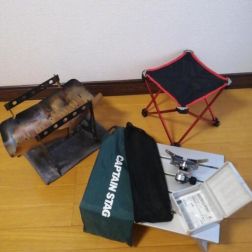 アウトドア バーナー\u0026テーブル\u0026焚き火台\u0026チェアセット