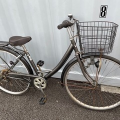 中古自転車 6段変速 27インチ ノーマルライト 軽整備済み 安い 防犯登録 町田市 麻生区 神奈川 006ky