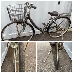 中古自転車 6段変速 27インチ ノーマルライト 軽整備済み 安い 防犯登録 町田市 麻生区 神奈川 006ky