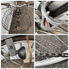 中古自転車 6段変速 27インチ ノーマルライト 軽整備済み 安い 防犯登録 町田市 麻生区 神奈川 006ky