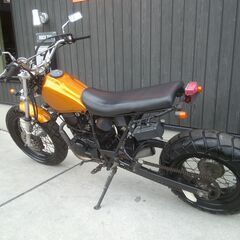 ★早い者勝ち！程度良好★TW200　DG07J　セル付き！実働車★外装カラー変更可能！ヤマハ　ディスクブレーキ！TW200E　ロンスイカスタムの画像