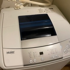 洗濯機6kg・一人暮らしサイズ