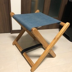 【美品】Franc franc 折りたたみ　スツール　中古