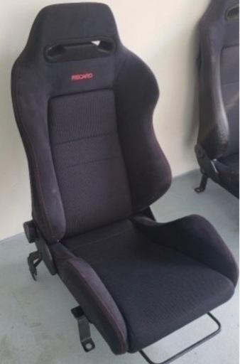 ◎超希少HONDA DC2 インテグラ タイプR純正 RECARO SR3 SR-3 レカロ 黒 プロボックス&サクシード，ヴィッツレール付 EK9 EK4 EK3DC1