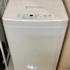 無印良品 電気洗濯機・5kg MJ-W50A(2021年製)