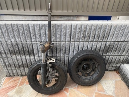 アドレスV125G ステム、フォーク、ホイール