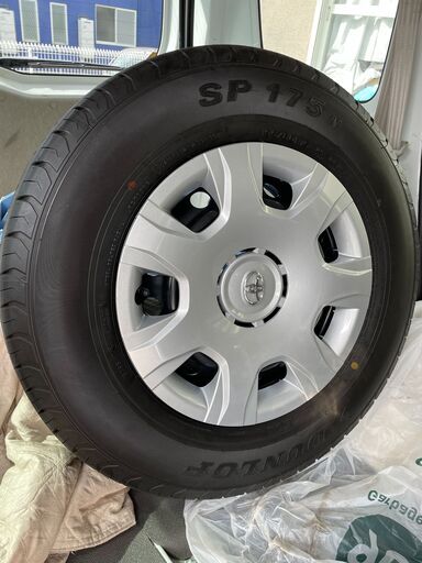2022年 新車外し ハイエース200系 純正タイヤホイール 195/80R15 107/105N LT DUNLOP SP175n 4本