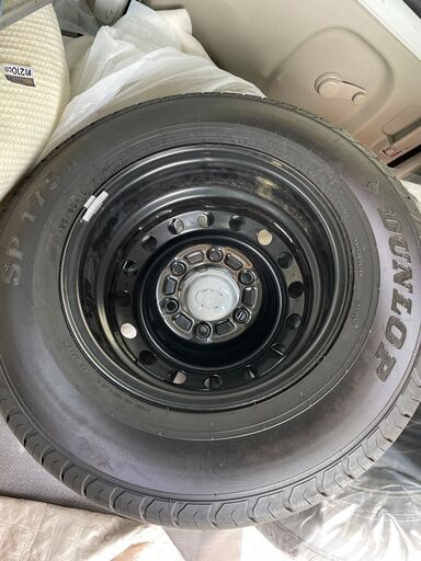 2022年 新車外し ハイエース200系 純正タイヤホイール 195/80R15 107/105N LT DUNLOP SP175n 