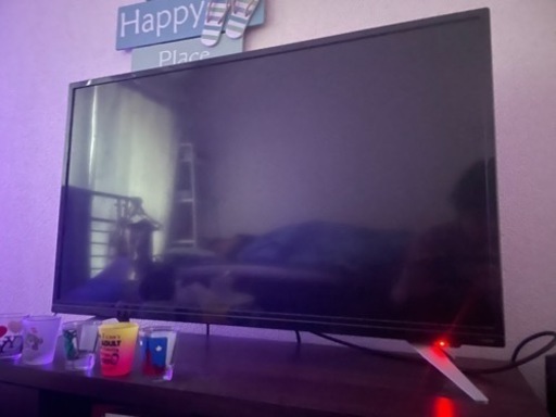 テレビ(ほぼ未使用)?テレビ台&DVDプレイヤー付けます