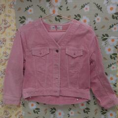 ミッシュマッシュ　コーデュロイジャケット　ピンク