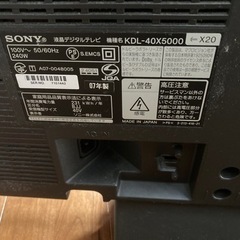 古いテレビの画像