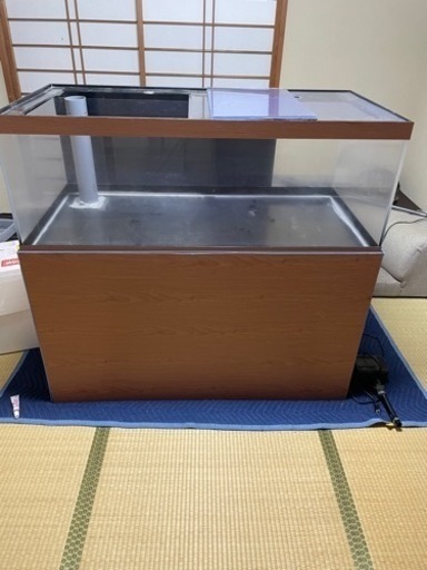 1200アクリルオーバーフロー水槽　直接引き取り限定