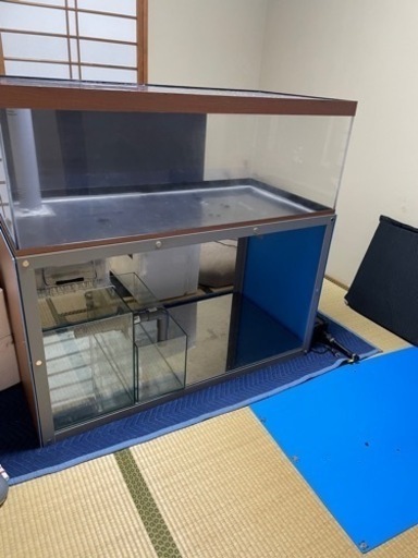1200アクリルオーバーフロー水槽　直接引き取り限定