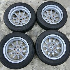 国産PRACTIVA 155/65R13 2022年製夏タイヤ アルミ付き４本セットの画像