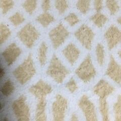 おしゃれ　敷パッド　毛布　シングルサイズ　白　ベージュの画像