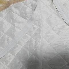 おしゃれ　敷パッド　毛布　シングルサイズ　白　ベージュの画像