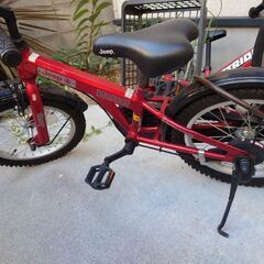 子供用自転車（男の子用・赤色・JEEP）