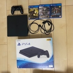 PS4 1TB 売ります！ソフト3つ付き