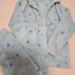 『お相手決まりました』モコモコ　120cm上下　水色の画像