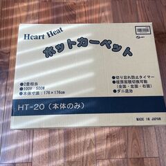 2畳ホットカーペット 節電(6時間自動切タイマー) 清潔(ダニ退治)　三京　HT-20の画像