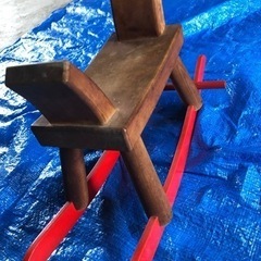 レトロ/子供用木馬/フィンランド製の画像