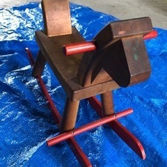 レトロ/子供用木馬/フィンランド製の画像