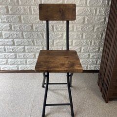 アンティーク　折りたたみイス　2個セットの画像