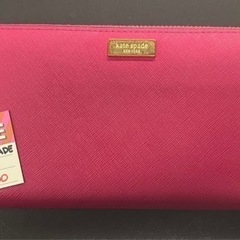 きまりました　セール　中古　ケイトスペード　財布　ショッキングピンク