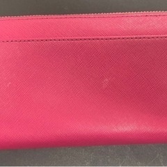 きまりました　セール　中古　ケイトスペード　財布　ショッキングピンクの画像