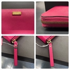 きまりました　セール　中古　ケイトスペード　財布　ショッキングピンクの画像