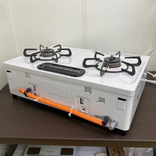 12/8 終 奥田 Paloma ガステーブル PA-S71HP-L CAFERI カフェリ 2020年製 左強火 LPガス ガスコン