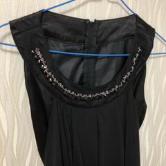 レディースM相当 パーティドレス フォーマル 黒 美品の画像