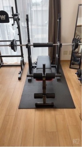 ベンチプレス　バーベルセット　ファイティングロード