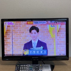 SHARP AQUOS 2014年製 液晶テレビ LC-19K90