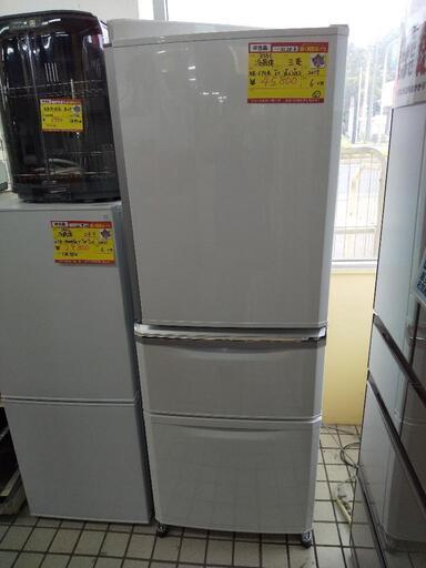 1月末まで大型冷蔵庫2割引 三菱 3ドア冷蔵庫 335L MR-C34A 2017 高く買取るゾウ八幡西店