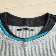 メンズ　襟ぐりデザインTシャツの画像