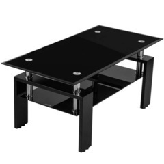 お届け可能！ガラス　ローテーブルの画像