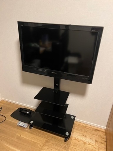 テレビスタンド　テレビ付