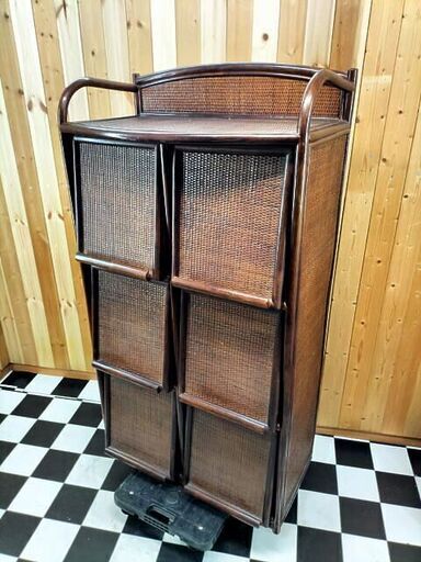 ラタン家具　藤家具　収納家具