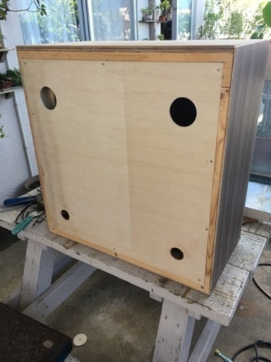 ばら売りします、ご相談ください。水槽/水槽台/タイマー付きLEDライトセットW60cm x D30cm x H62cm水槽台 自作品丈