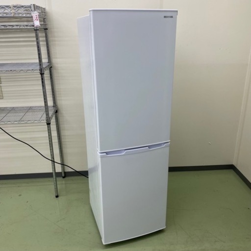 3/24終【高年式】2021年製 IRIS OHYAMA ノンフロン冷凍冷蔵庫 KRD162-W 2ドア 162L ホワイト 冷蔵庫 アイリスオーヤマ 菊倉HG