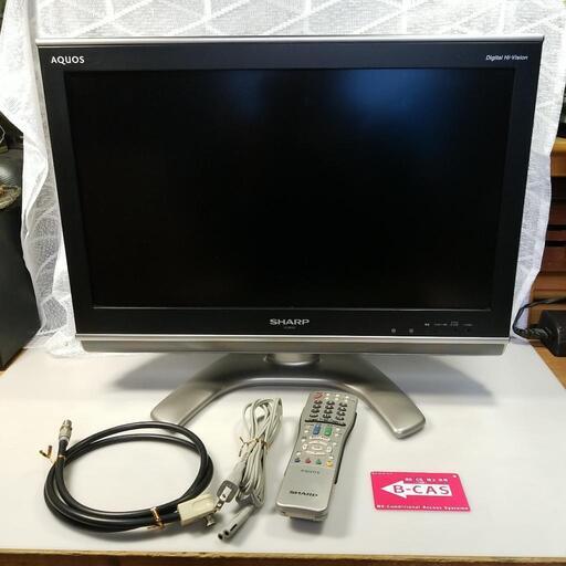 お取引先決定【稼働品】SHARP 20型液晶テレビ LC-20EX3